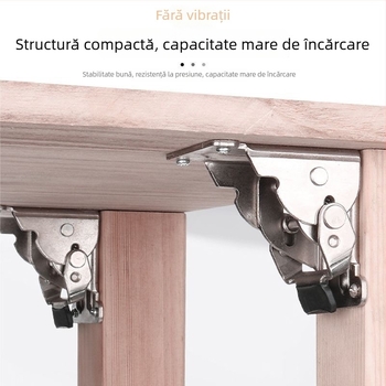 Șarnier gros, reglabil, cu blocare automată, pliere 90°/180°, pentru picioarele mesei de cafea și ale scaunului, conectare mobilier