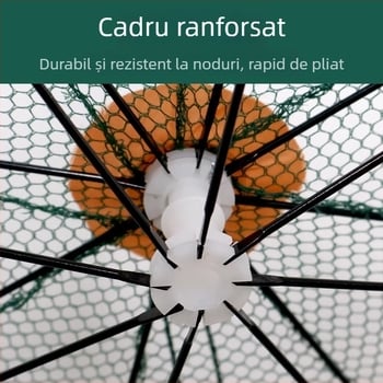 Cușcă pliabilă pentru creveți – plasă de pescuit în aer liber