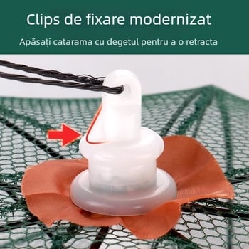 Cușcă pliabilă pentru creveți – plasă de pescuit în aer liber