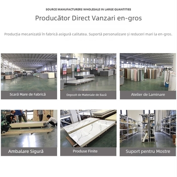 Panou decorativ perete din PVC, finisaj lucios, efect marmură, acoperire UV