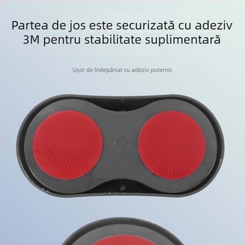 Suport pentru ceașcă pe bordul mașinii, cu un raft de depozitare cu două compartimente pentru termos și băuturi