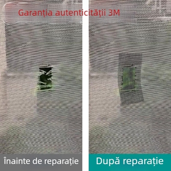 Plase de țânțari: plasturi autoadezivi pentru repararea găurilor; bandă de reparații pentru plasă