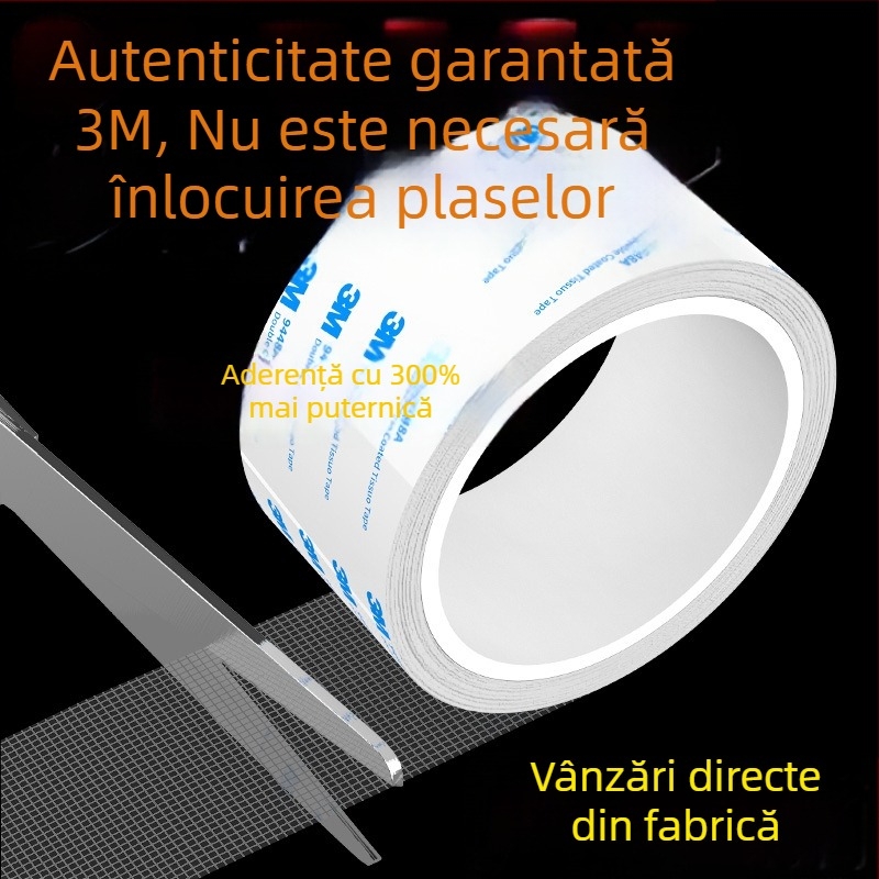 Plase de țânțari: plasturi autoadezivi pentru repararea găurilor; bandă de reparații pentru plasă