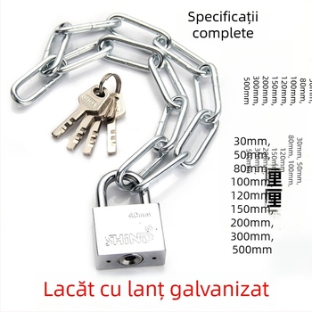Gu Rui 122 Lanț din fier pentru bicicletă, motocicletă, triciclu și bicicletă electrică