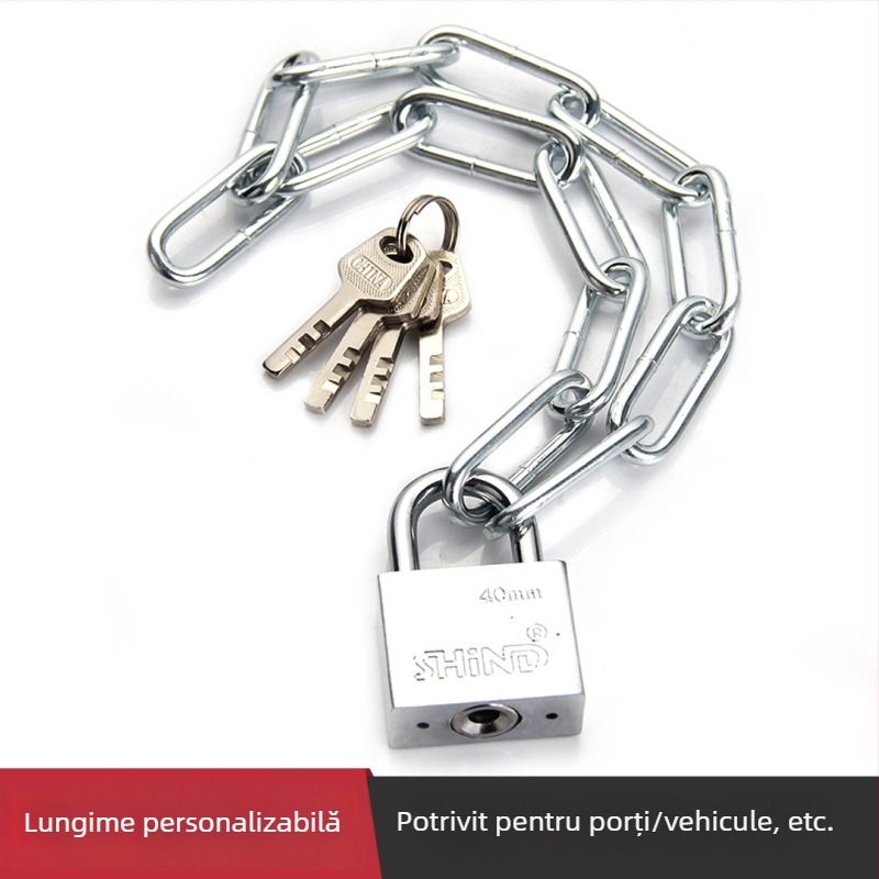 Gu Rui 122 Lanț din fier pentru bicicletă, motocicletă, triciclu și bicicletă electrică