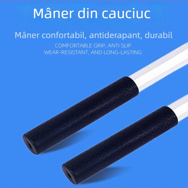 Plasă de pescuit telescopic din aliaj de aluminiu, cu cap rabatabil, pentru pescuit cu năluci