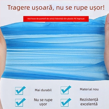 Capace de pantofi de unică folosință din polietilenă, protecție împotriva prafului