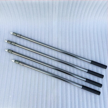 Stâlp din aliaj de aluminiu pentru plasă mare de pescuit, gros, extrem de rigid, telescopic cu blocare