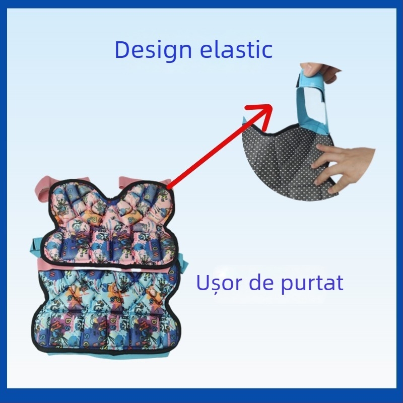 Pantaloni de protecție pentru șolduri pentru copii, cu bretele, pentru role și schi