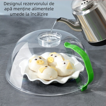 Early zen Capac de protecție pentru microunde împotriva stropilor, rezistent la temperaturi înalte, capac de încălzire pentru bucătărie