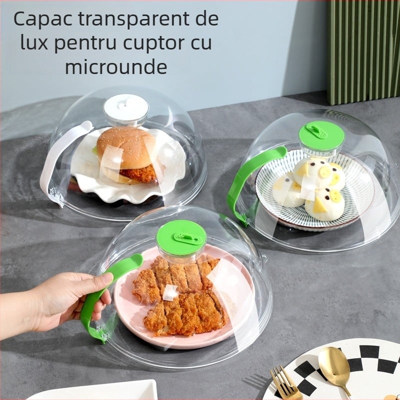 Early zen Capac de protecție pentru microunde împotriva stropilor, rezistent la temperaturi înalte, capac de încălzire pentru bucătărie