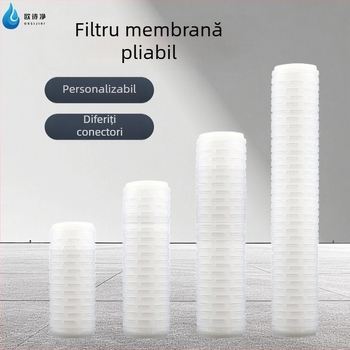 Element filtrant pliabil din PP cu membrană microporoasă, precizie înaltă 0,1 mm, 0,22/0,45 mm, tip presiune plată, 10/20/30/40 inch