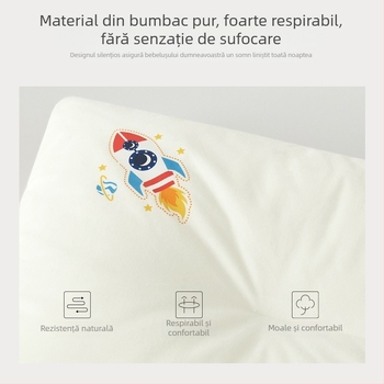 Pernă pentru copii din bumbac 100% cu design de desene animate