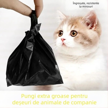Pungi pentru fecale de pisică, pungi mici pentru deșeuri de animale de companie, de unică folosință
