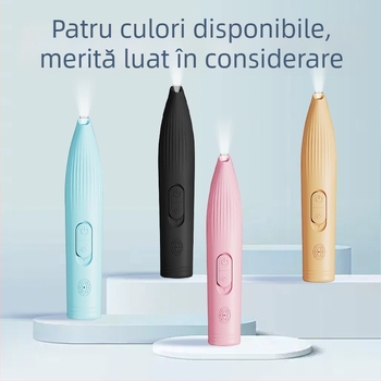 Aparat de tuns electric compact pentru lăbuțe de pisici și câini, reîncărcabil