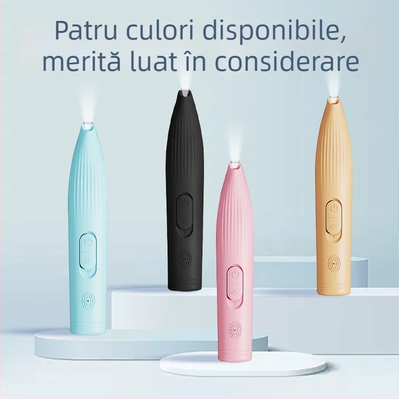 Aparat de tuns electric compact pentru lăbuțe de pisici și câini, reîncărcabil