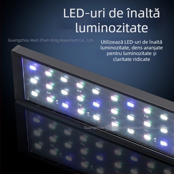 Lampă LED inteligentă pentru acvariu, spectru complet pentru plante acvatice – lampă compactă pentru acvariu