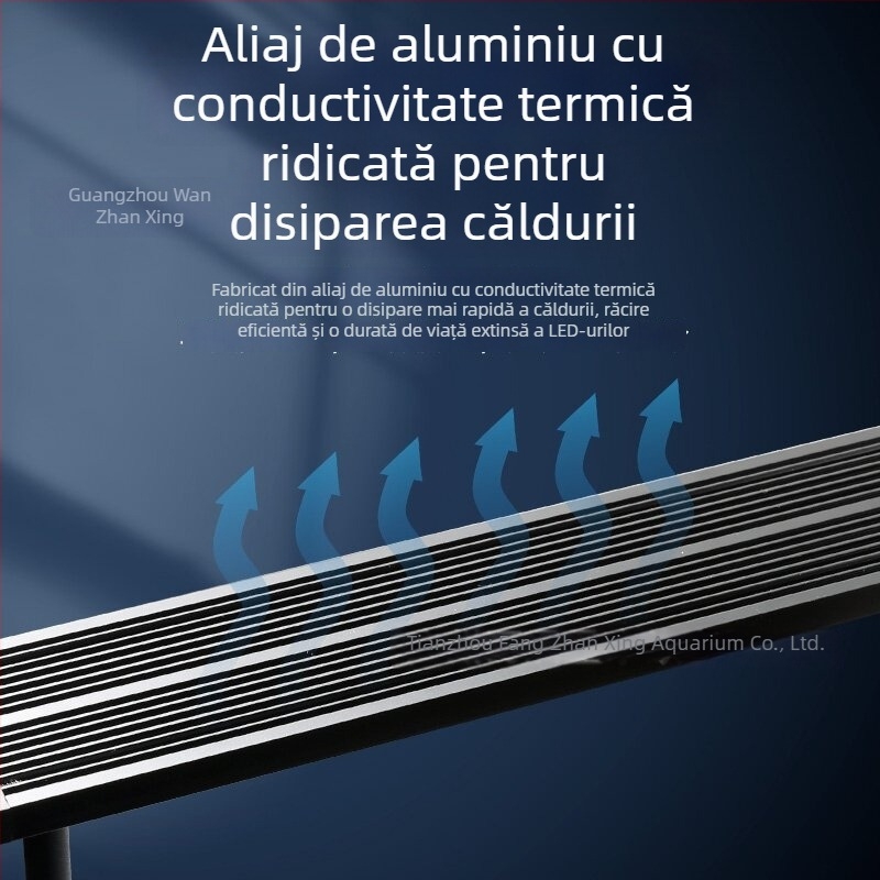 Lampă LED inteligentă pentru acvariu, spectru complet pentru plante acvatice – lampă compactă pentru acvariu