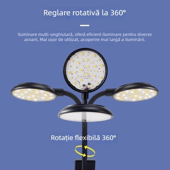 Lampă LED pentru acvariu, iluminare puternică pentru pești și plante acvatice, încărcare USB, impermeabilă, iluminare ambientală pentru prezentare