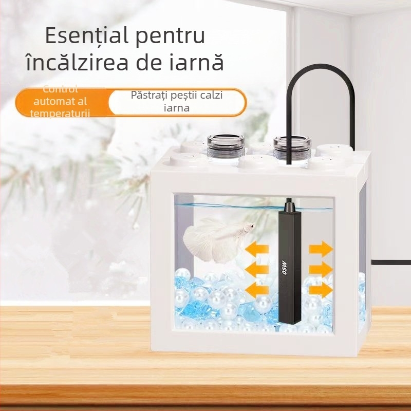 Tijă încălzitoare USB pentru acvariu cu pești Betta – încălzitor mic pentru microacvarii