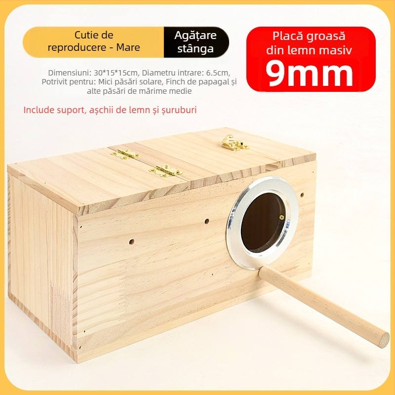 Cutie de reproducere pentru papagali, cuib suspendat, accesorii pentru cușcă încălzită