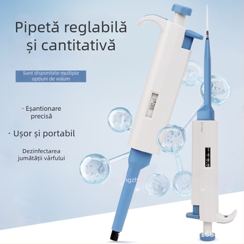 Pipetă monocanală ajustabilă, 5–5000 µL, pentru analiză a probelor
