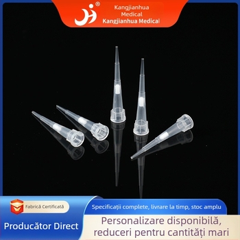 Vârfuri de pipetă filtrate, ambalate în cutie, 10 mL–10 mL, pentru laborator