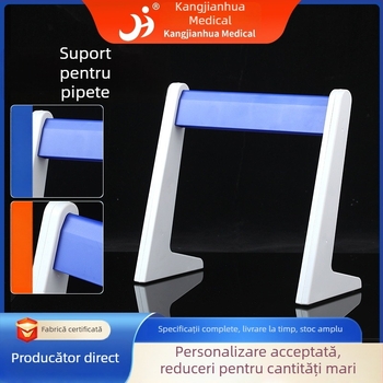 Suport pentru micropipete, cu 3/4/5/6 găuri, tip A, din plastic, înclinat, pentru agățare