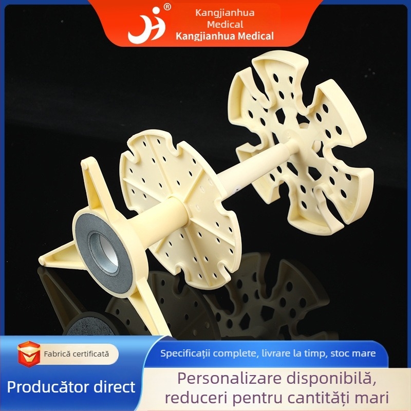 Suport disk pentru pipete, set de 6 bucăți, asamblabil și rotativ, suport multifuncțional pentru pipete