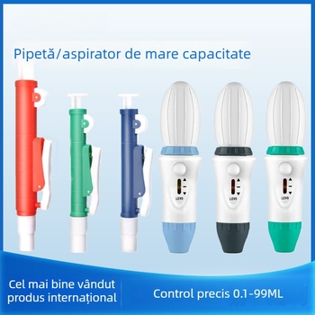 Pipetă manuală reglabilă 0,1–100 ml pentru laborator
