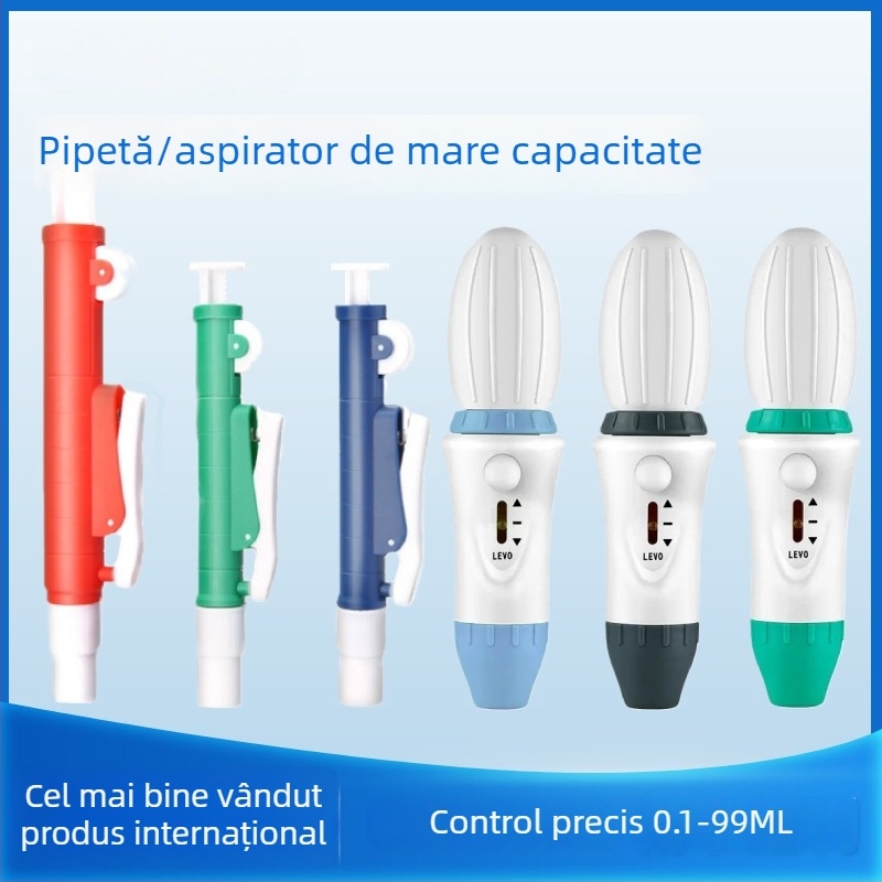 Pipetă manuală reglabilă 0,1–100 ml pentru laborator