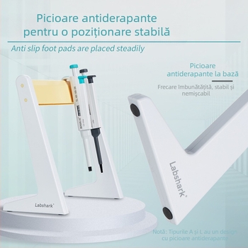 Suport plastic pentru micropipete, bază rotativă circulară, Z-tip / L-tip / A-tip