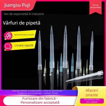 Vârfuri de pipetă și duze de aspirație de unică folosință pentru capete de pipetă