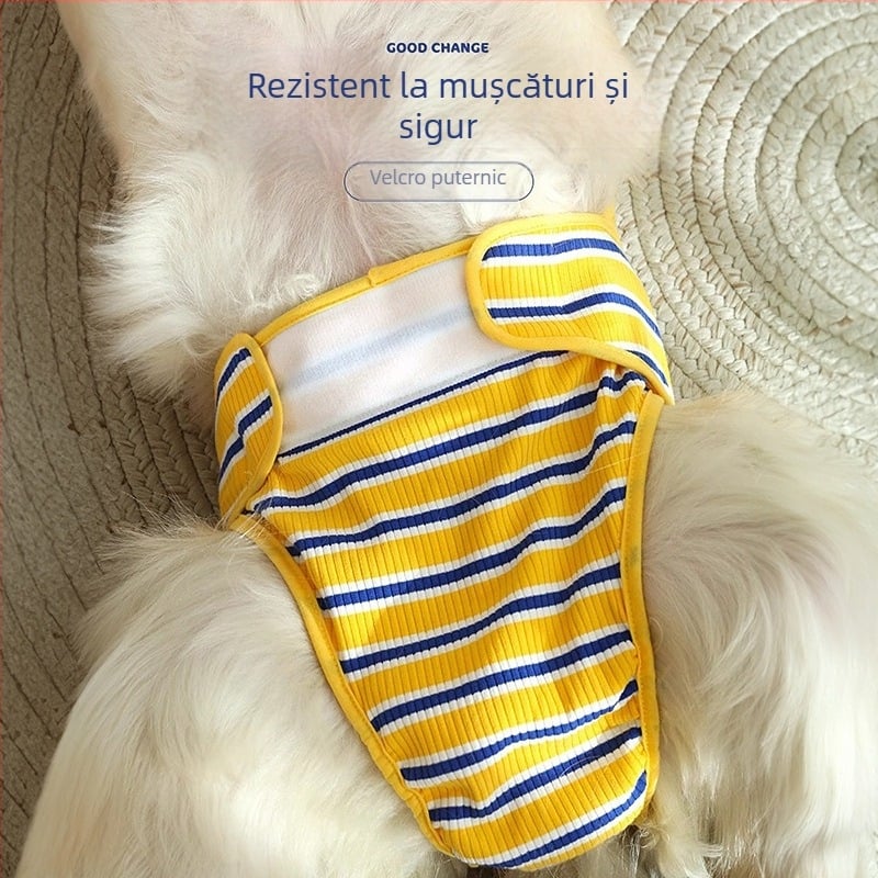 Pantaloni menstruali pentru câini mari – femele (Labrador și Golden Retriever)