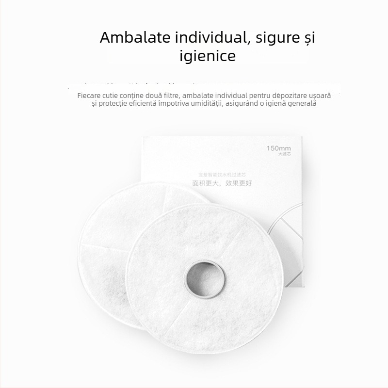 Filtru cu cărbune activ pentru dozator inteligent de apă pentru animale – filtru de înlocuire pentru dozatorul automat (pisici și câini) – 2 buc