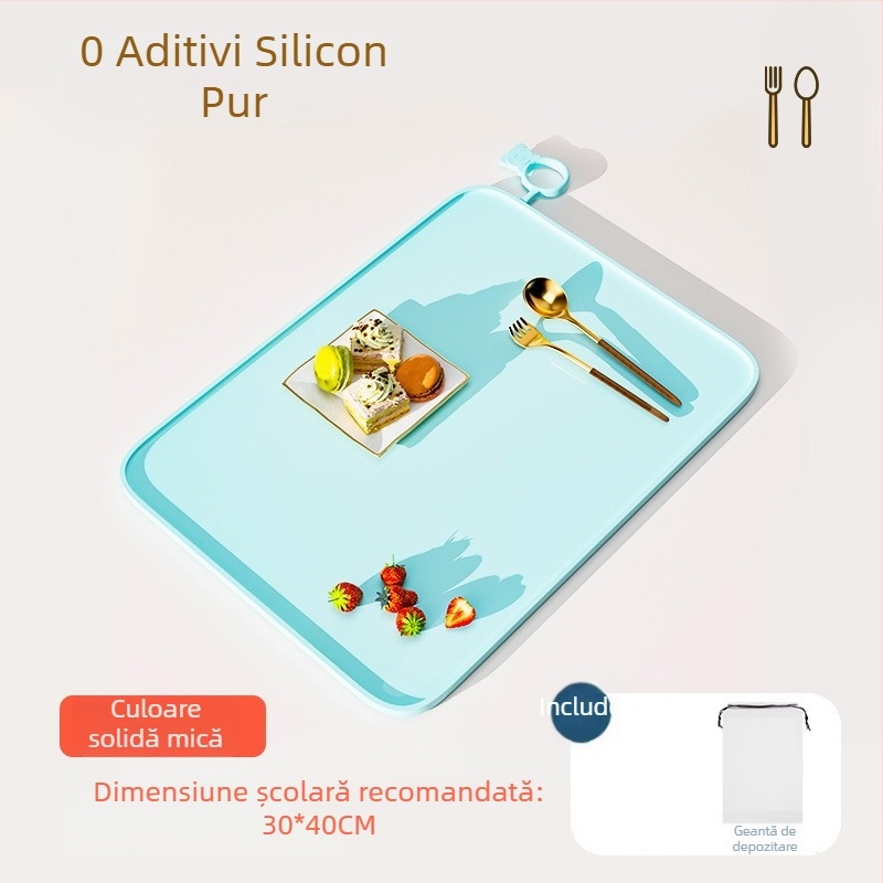 Covoraș de masă din silicon pentru clasa întâi, 40×60 cm, impermeabil și rezistent la ulei, design desen animat, calitate alimentară