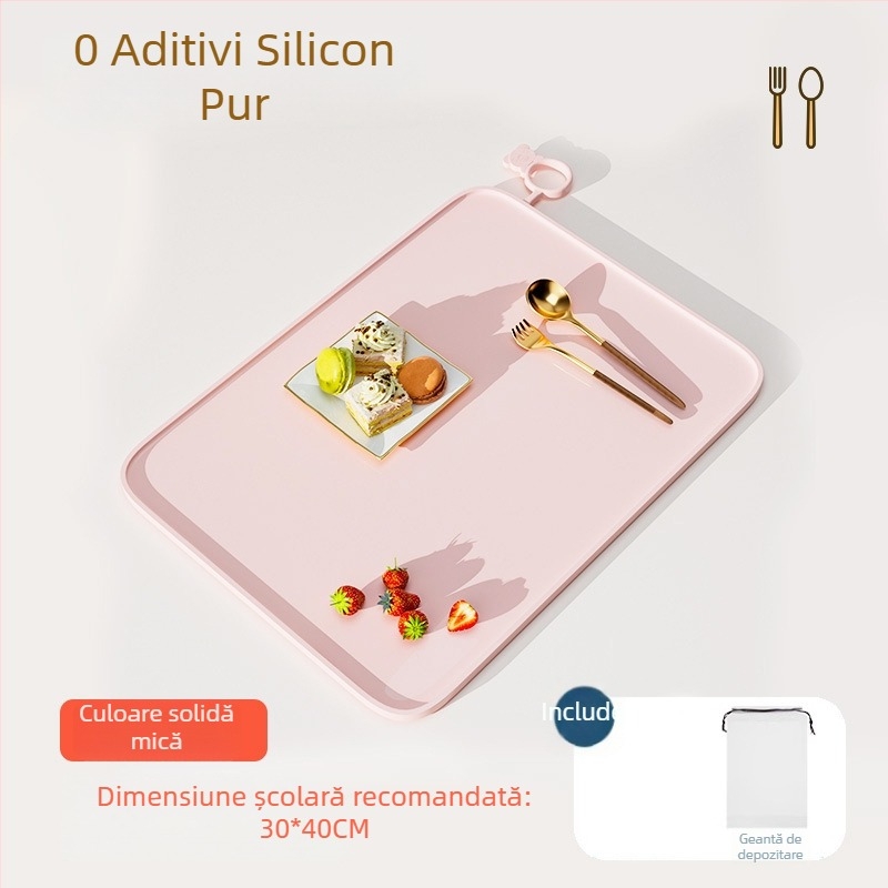 Covoraș de masă din silicon pentru clasa întâi, 40×60 cm, impermeabil și rezistent la ulei, design desen animat, calitate alimentară