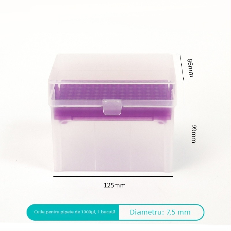 Jianuo Cutie pentru vârfuri de pipetă pentru 10uL, 200uL, 5mL și 10mL, cutie goală