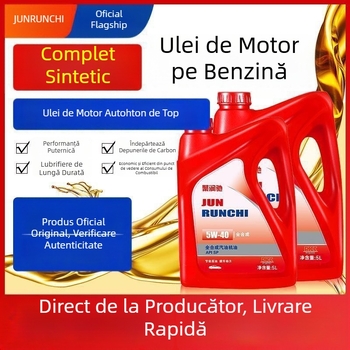 Jurunchi ulei sintetic complet pentru motoarele pe benzină – lubrifiere, protecție împotriva uzurii, răcire, anti-oxidare, indice de viscozitate înalt, curățenie ridicată, durată lungă de utilizare, destinație generală