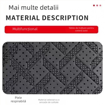 Pernă universală pentru cotul mașinii, cu suport pentru pahar și buzunar de depozitare, confort în timpul condusului