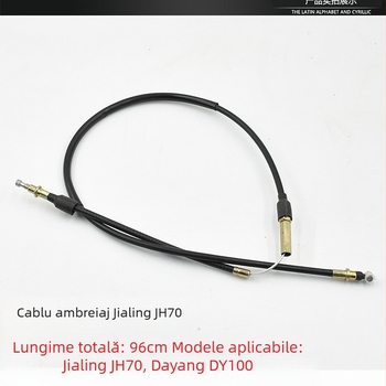 Set cabluri pentru motocicletă Jialing JH70: cablu de ambreiaj, cablu de vitezometru, cablu frână față, cablu de accelerație