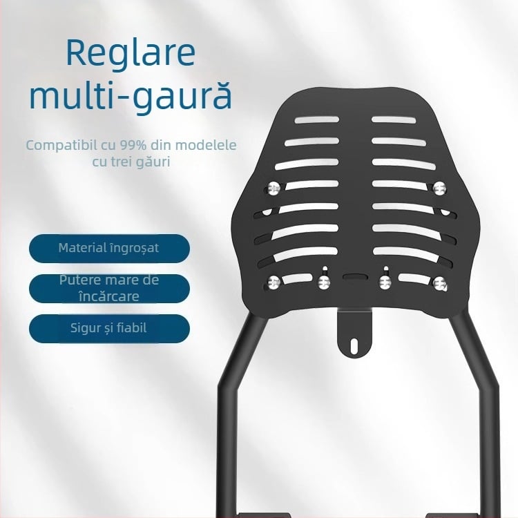Suport pentru portbagajul vehiculului electric și brațul posterior, braț 125 pentru motocicletă, raft portbagaj, accesoriu de modificare, universal