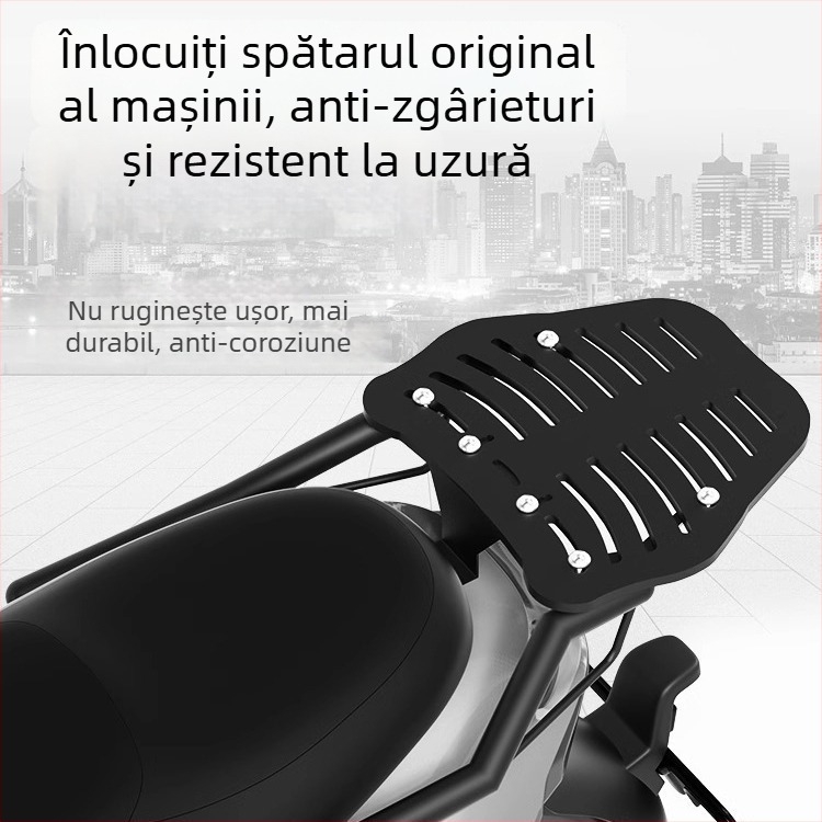 Suport pentru portbagajul vehiculului electric și brațul posterior, braț 125 pentru motocicletă, raft portbagaj, accesoriu de modificare, universal