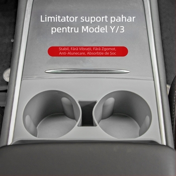 Padă de silicon pentru suportul de pahare din consola centrală Tesla Model Y/3 și cutie de depozitare rezistentă la temperaturi ridicate