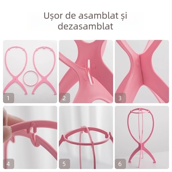 Suport pentru perucă pentru uz casnic, accesoriu de îngrijire și stilizare, suport suspendabil portabil, instrument pentru cosplay masculin