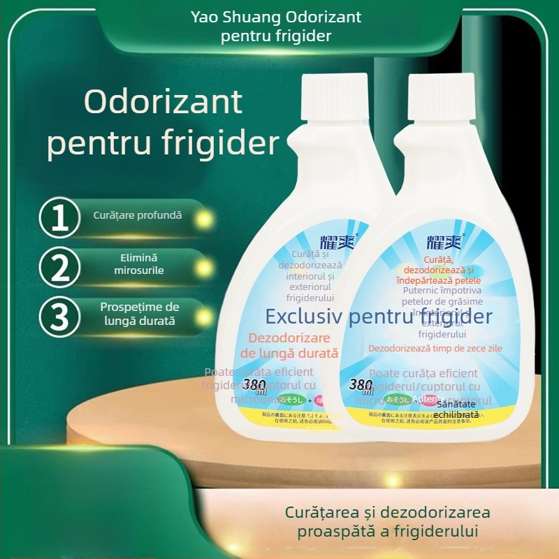 Soluție de curățare și deodorizare pentru frigider și cuptor cu microunde – elimină murdăria, mirosurile, mucegaiul și depunerile de calcar