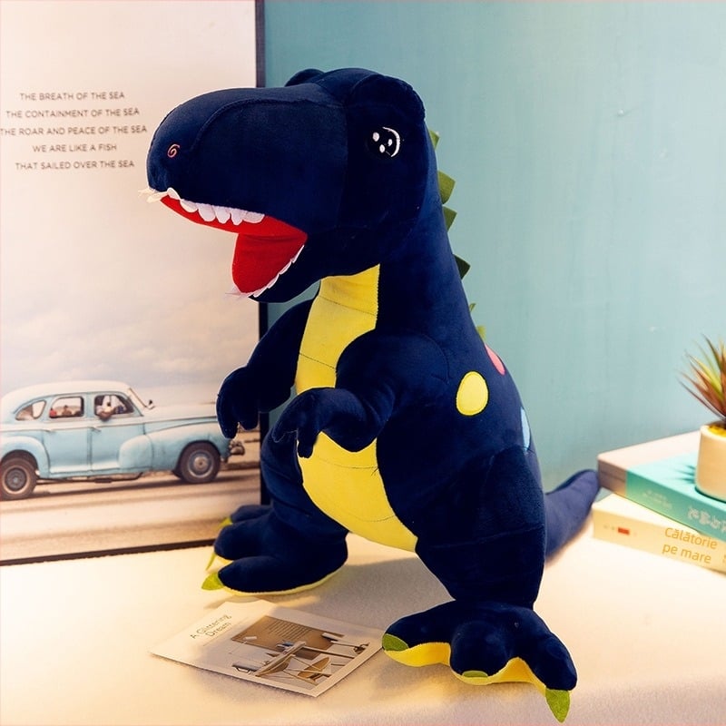 Dinozaur T-Rex din pluș – jucărie moale pentru copii, cadou de ziua de naștere
