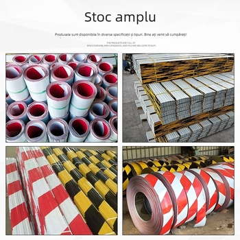 Bandă de avertizare pentru podea din aliaj de aluminiu, cu bordură pentru podea și cadru exterior