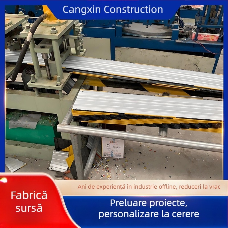Bandă de avertizare pentru podea din aliaj de aluminiu, cu bordură pentru podea și cadru exterior
