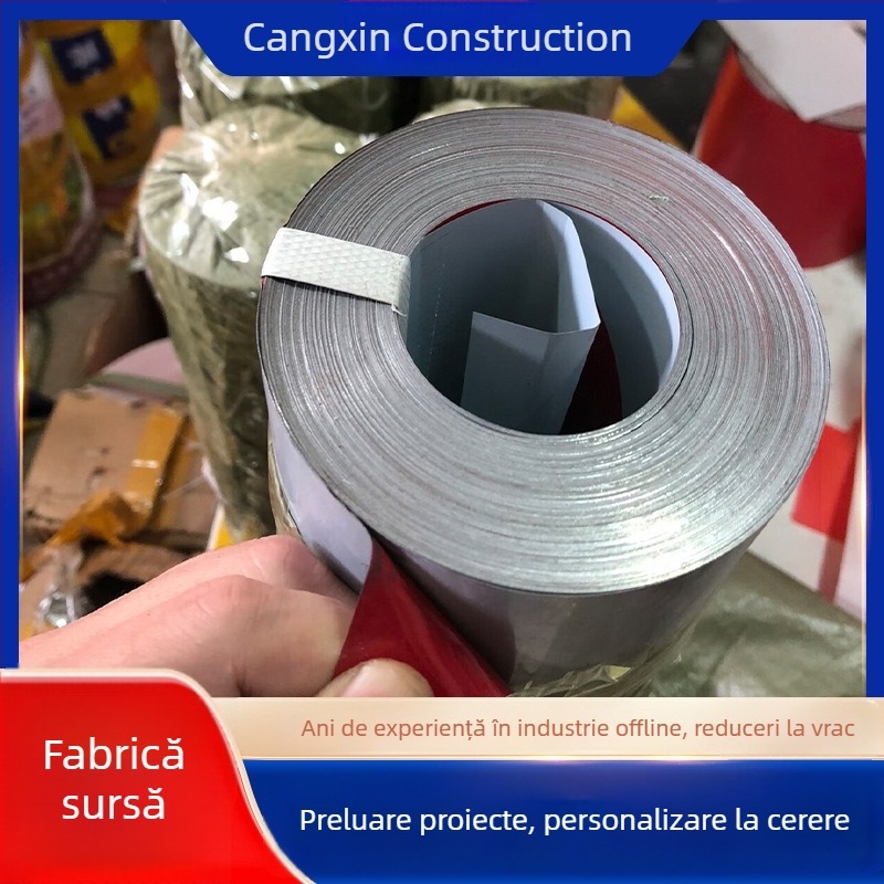 Bandă de avertizare pentru podea din aliaj de aluminiu, cu bordură pentru podea și cadru exterior